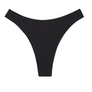 NWOT Monday Swimwear Black Capri Thong - Size P